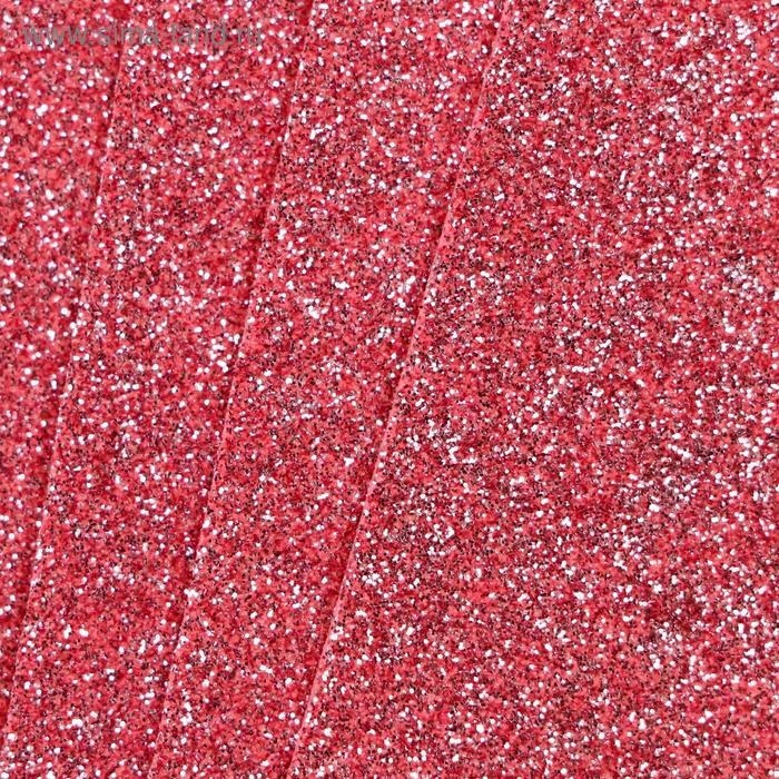 Фоамиран "Светло-розовый блеск" 2 мм формат А4 (набор 5 листов)