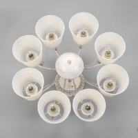 Люстра 2150/8 E14 40Вт белый с золотой патиной 79х79х35 см BayerLux