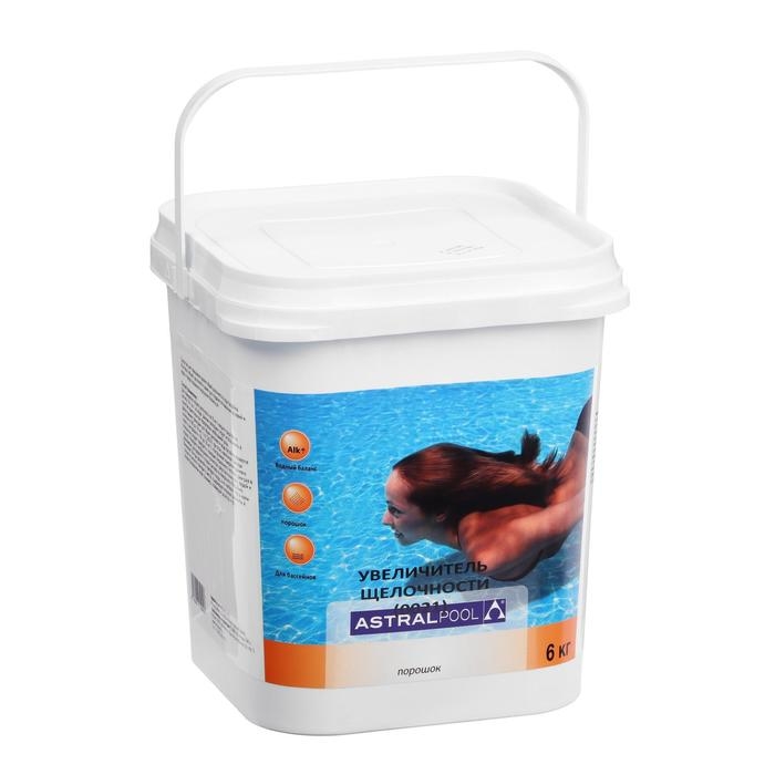 Увеличитель щелочности воды в бассейнах AstralPool, порошок, 6 кг Увеличитель щелочности воды в бассейнах AstralPool, порошок, 6 кг