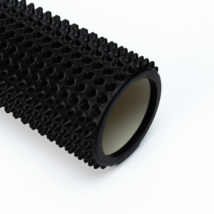 Ролик массажный Sangh, 33х12 см, цвет чёрный Ролик массажный Sangh, 33х12 см, цвет чёрный