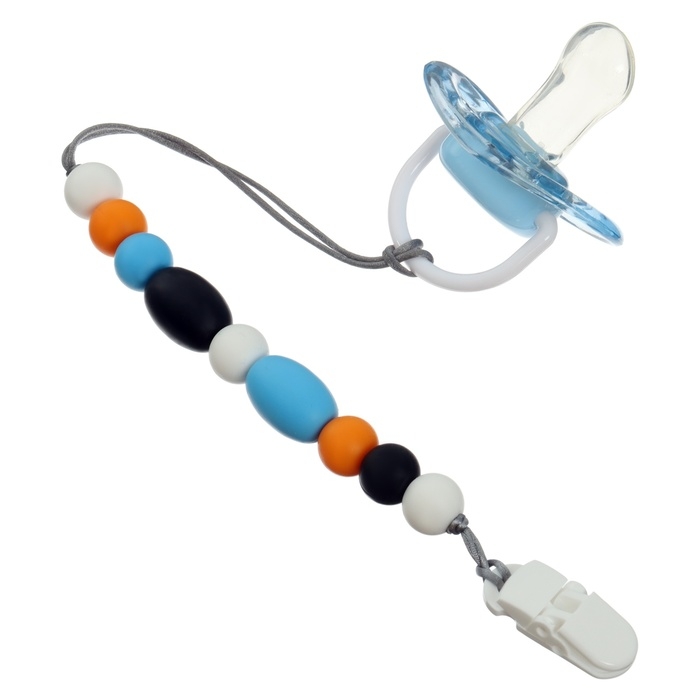 Прорезыватель силиконовый на держателе «Кит», Крошка Я