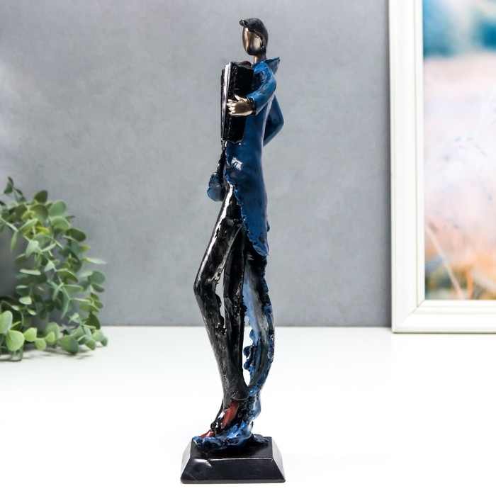 Сувенир полистоун  Сувенир полистоун "Ретро музыканты. Гармонист" 30х6,5х9 см