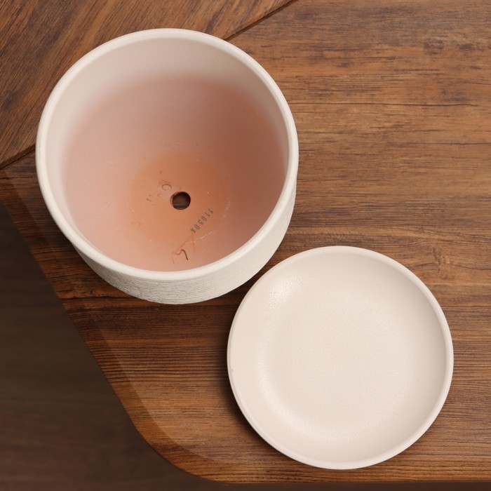 Горшок цветочный Горшок цветочный "Лоза" белый бук №2, 1,6 л