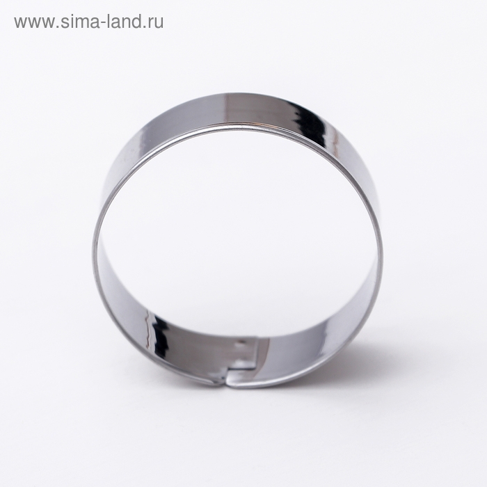 Набор форм для печенья Доляна «Круг», 5 шт: 3,1 см, 3,6 см, 4 см, 4,6 см, 5 см, цвет серебристый Набор форм для печенья Доляна «Круг», 5 шт: 3,1 см, 3,6 см, 4 см, 4,6 см, 5 см, цвет серебристый