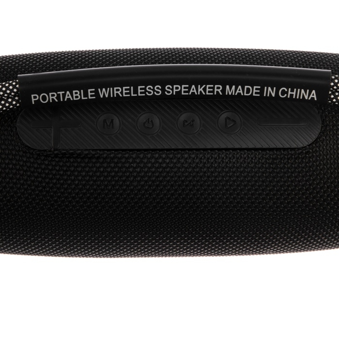 Портативная колонка l11, 10 Вт, 1200 мАч, подсветка, mirco SD, серая