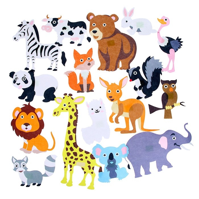 Бизиборд на стену из фетра «Зоопарк» 32 детали на липучке, размер поля — 105 × 75 см Бизиборд на стену из фетра «Зоопарк» 32 детали на липучке, размер поля — 105 × 75 см