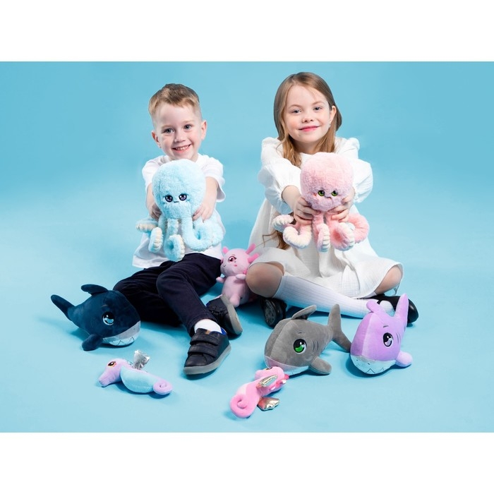 Мягкая игрушка «Акула», цвет фиолетовый, 17,5 см Мягкая игрушка «Акула», цвет фиолетовый, 17,5 см