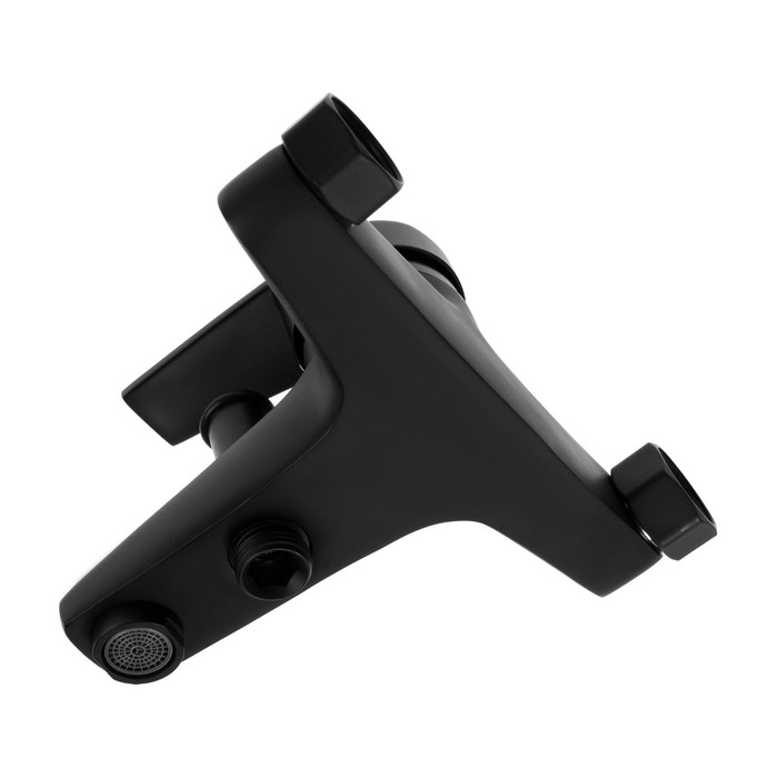 Смеситель для ванны ZEIN Z3841, однорычажный, душевой набор, лейка 5 режимов, черный Смеситель для ванны ZEIN Z3841, однорычажный, душевой набор, лейка 5 режимов, черный