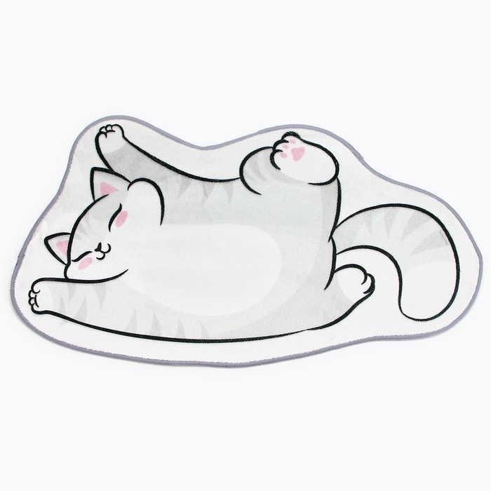 Коврик придверный «Котик», 69,6 х 38,9 см Коврик придверный «Котик», 69,6 х 38,9 см