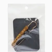 Булавка &laquo;Вечеринка&raquo;, стразы, 7 см, цвет золото