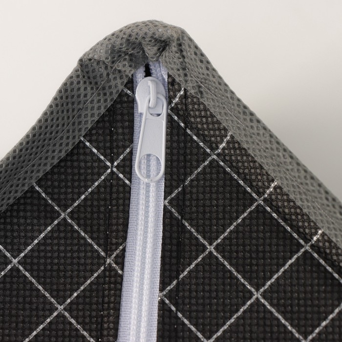 Органайзер для хранения белья Доляна «Кло», 7 ячеек, 34×30,5×10 см, цвет чёрный Органайзер для хранения белья Доляна «Кло», 7 ячеек, 34×30,5×10 см, цвет чёрный