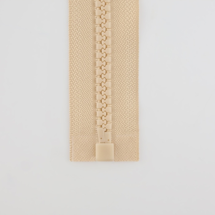 Молния «Трактор», №8, разъёмная, замок автомат, 90 см, цвет слоновая кость