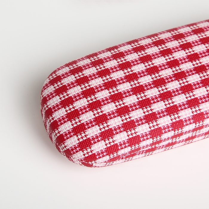 Футляр для очков на хлопушке, длина 16 см, цвет красный Футляр для очков на хлопушке, длина 16 см, цвет красный