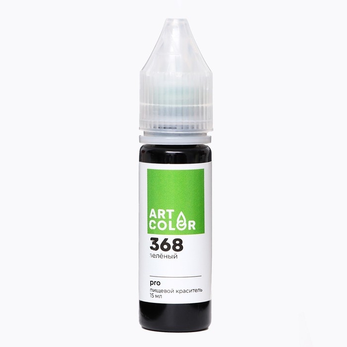 Гелевый краситель Art Color, зелёный, 15 мл Гелевый краситель Art Color, зелёный, 15 мл