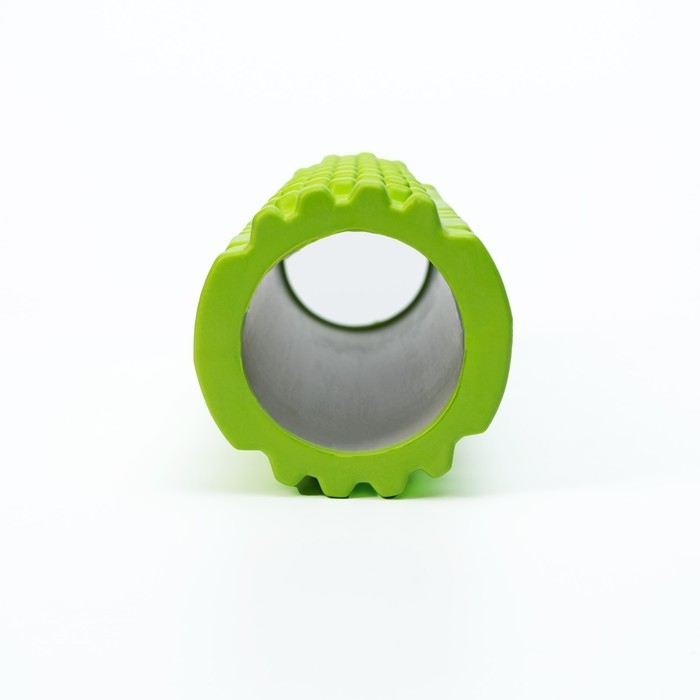 Ролик массажный Sangh, 29х9 см, цвет зелёный Ролик массажный Sangh, 29х9 см, цвет зелёный