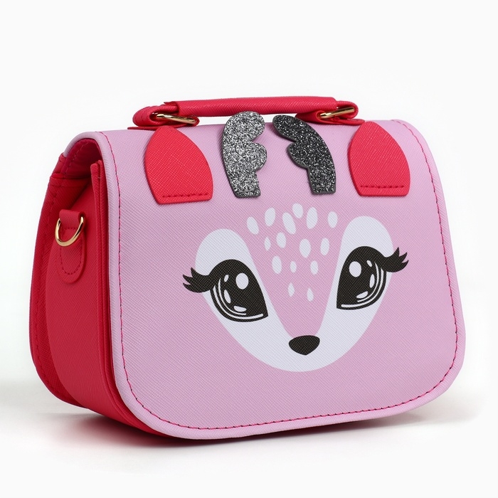 Детская сумка Детская сумка "Оленёнок", с ушками р-р. 16*12*6.5 см