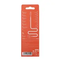 Кабель Borofone BX51, Lightning - USB, 2.4 А, 1 м, PVC оплётка, белый