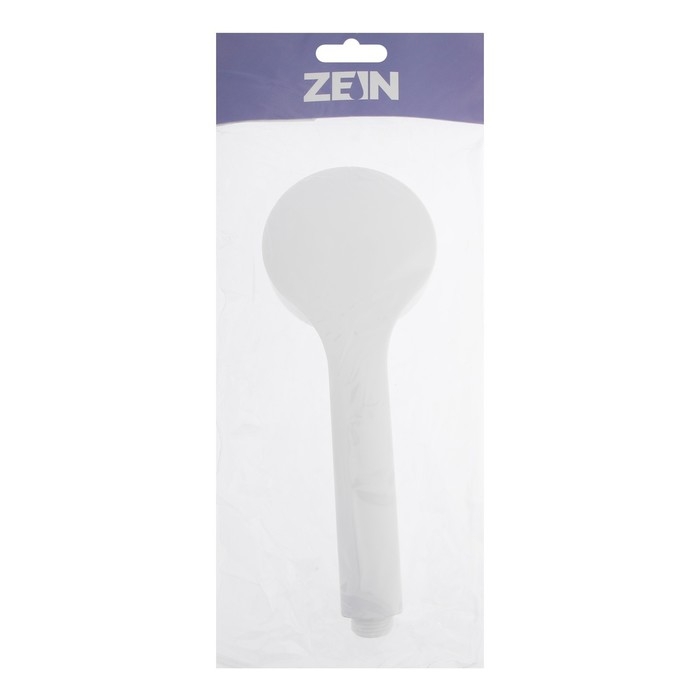 Душевая лейка ZEIN Z0207, 1 режим, пластик, цвет белый с зеленой вставкой Душевая лейка ZEIN Z0207, 1 режим, пластик, цвет белый с зеленой вставкой