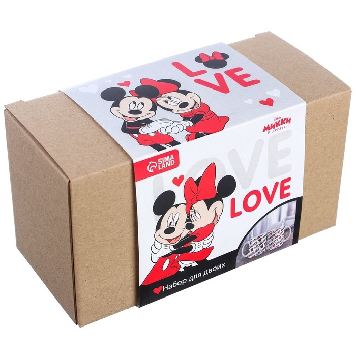 Набор парных кружек, 350 мл Набор парных кружек, 350 мл "Mammy, Daddy", Микки и друзья