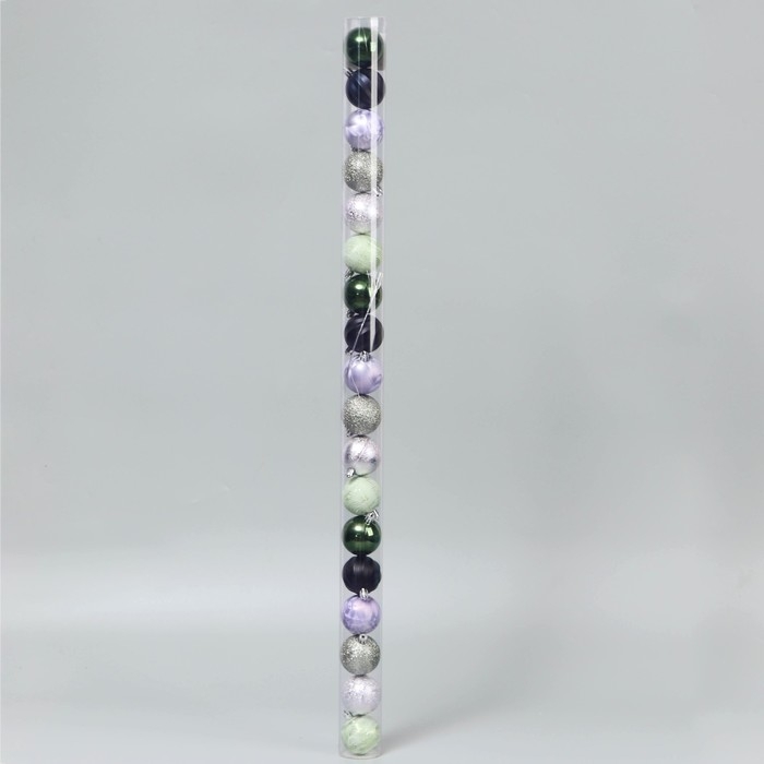 Набор шаров пластик d-5 см, 18 шт Набор шаров пластик d-5 см, 18 шт "Исида" микс