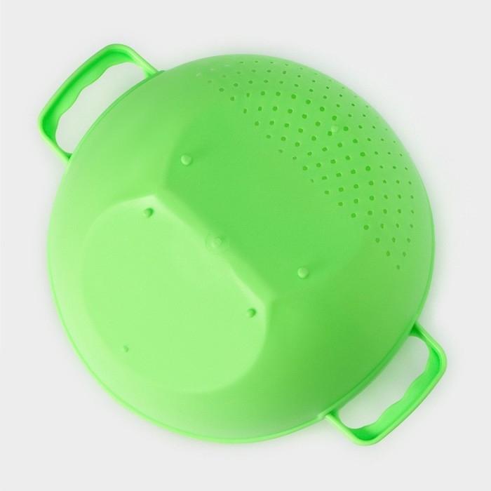 Дуршлаг кухонный Доляна «Сердце», d=20 см, с ручками, цвет МИКС Дуршлаг кухонный Доляна «Сердце», d=20 см, с ручками, цвет МИКС