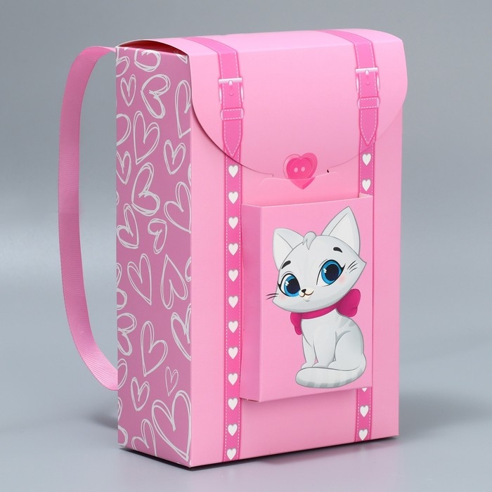 Коробка подарочная формовая, упаковка, «Для тебя», 14 х 22 х 7 см Коробка подарочная формовая, упаковка, «Для тебя», 14 х 22 х 7 см