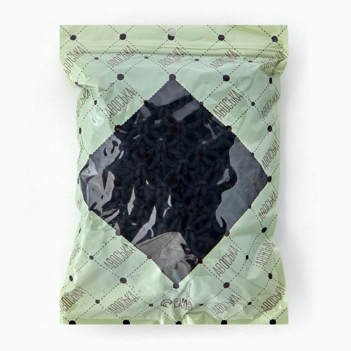 Авоська 35 х 48 см, ручка 14 см, клетка 3.5 см, черная Авоська 35 х 48 см, ручка 14 см, клетка 3.5 см, черная