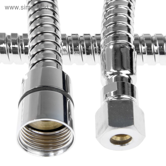 Шланг для смесителей с выдвигающейся лейкой Accoona A384, 150 см, цвет хром Шланг для смесителей с выдвигающейся лейкой Accoona A384, 150 см, цвет хром