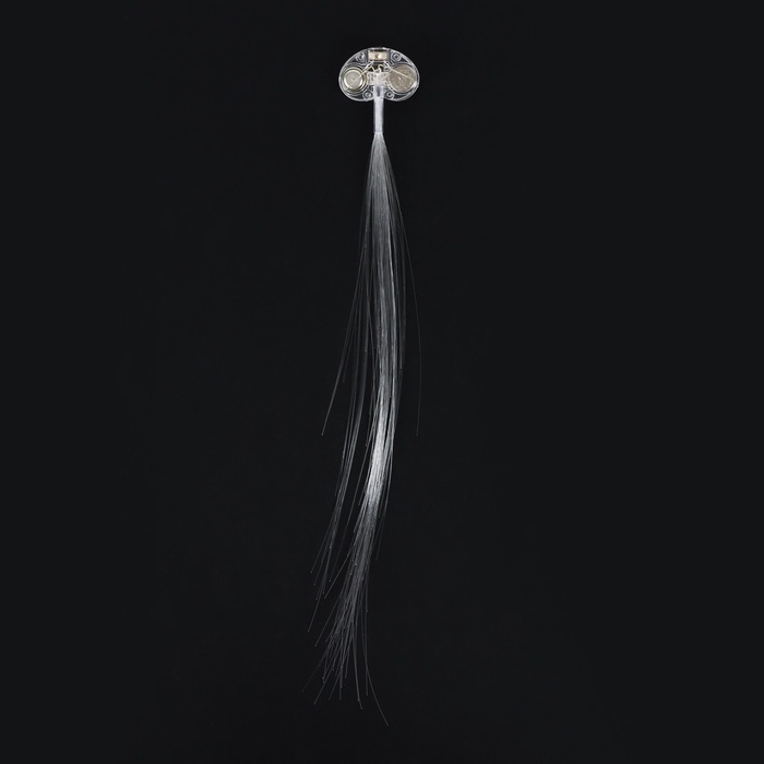 Прядь для волос на заколке, светящиеся, 3,5 х 33 см Прядь для волос на заколке, светящиеся, 3,5 х 33 см