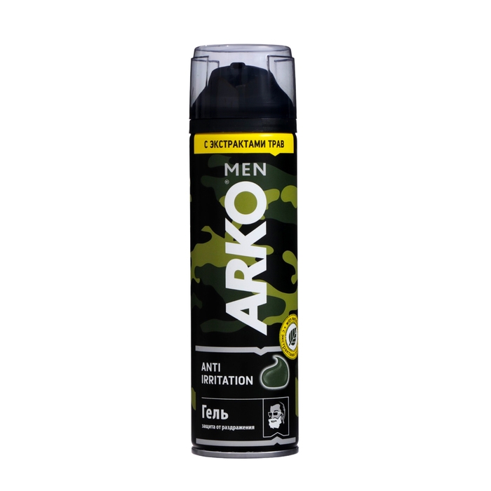 Гель для бритья Arko men Anti-Irritation, 200 мл Гель для бритья Arko men Anti-Irritation, 200 мл