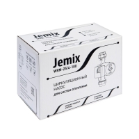 Насос циркуляционный JEMIX WRM-25/4-180, 70/50/35 Вт, напор 3.5м, 40/30/15 л/мин, без кабеля