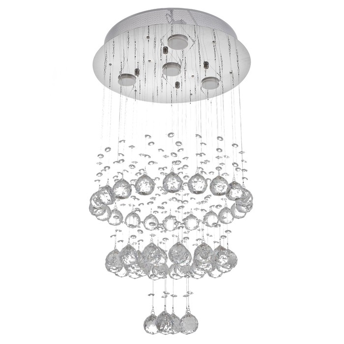 Светильник каскад Илария GU10 5Вт хром 40х40х70 см BayerLux