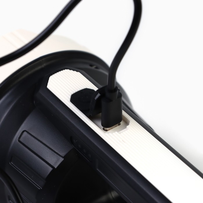 Фонарь светодиодный аккумуляторный ручной, 6 Вт, 1800 мАч, COB, солнечная батарея Фонарь светодиодный аккумуляторный ручной, 6 Вт, 1800 мАч, COB, солнечная батарея