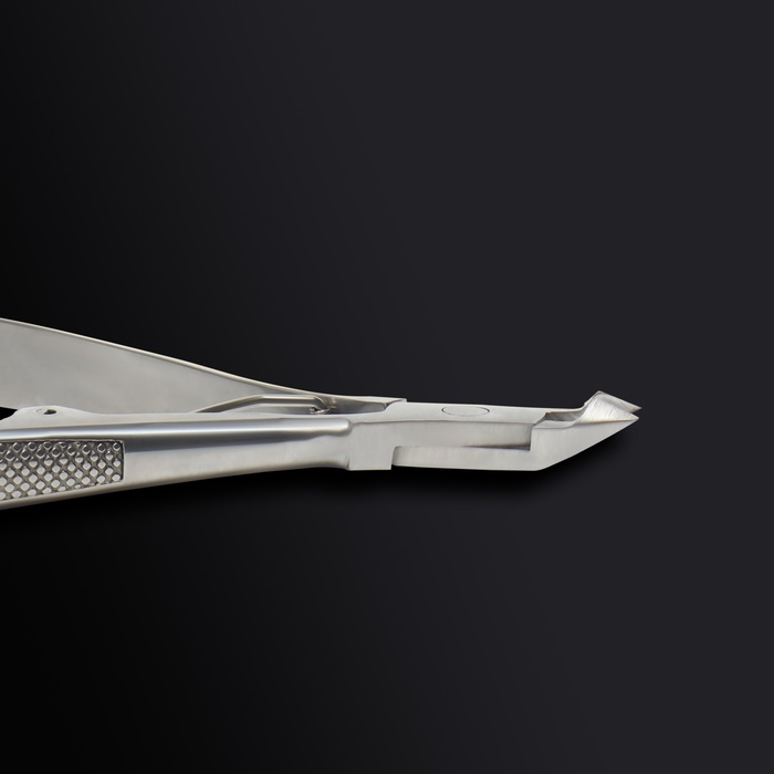 Кусачки маникюрные для кутикулы «Premium», 10,3 см, длина лезвия - 4 мм, цвет серебристый