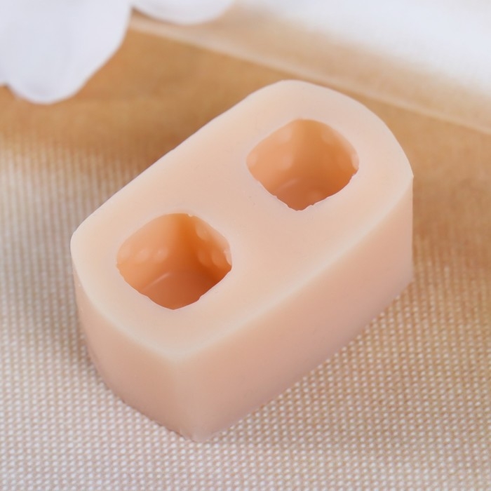 Молд силиконовый Молд силиконовый "Игральные кости" 1,3х1,3х1,3 см