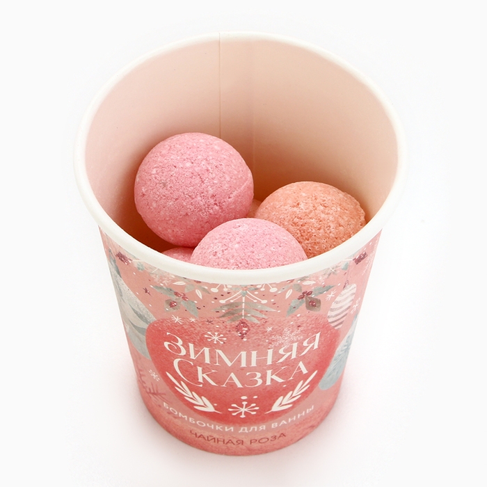 Подарочный набор косметики новогодний «Зимняя сказка», бомбочки для ванны, 6 х 20 г, Новый Год Подарочный набор косметики новогодний «Зимняя сказка», бомбочки для ванны, 6 х 20 г, Новый Год