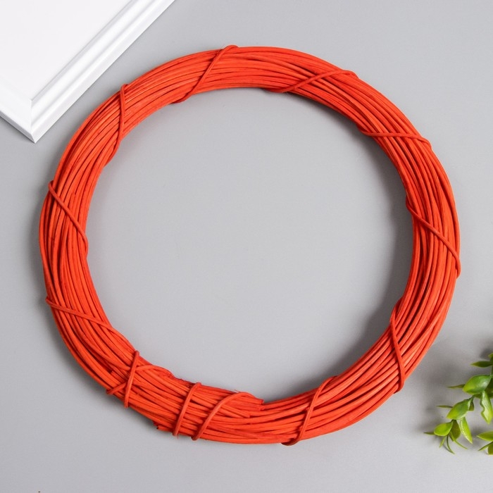 Кольцо ротанг для изготовления ловца снов Кольцо ротанг для изготовления ловца снов "Красный" d=25 см