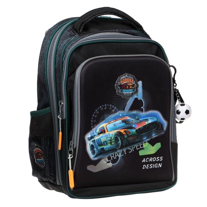 Рюкзак каркасный 39 х 29 х 17 см, Across 640, наполнение: мешок, чёрный ACR22-640-4 Рюкзак каркасный 39 х 29 х 17 см, Across 640, наполнение: мешок, чёрный ACR22-640-4