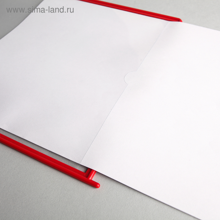 Информационный стенд «Информация» 15 карманов (5 плоских А4, 1 перекидная система на 10 карманов А4), цвет красный