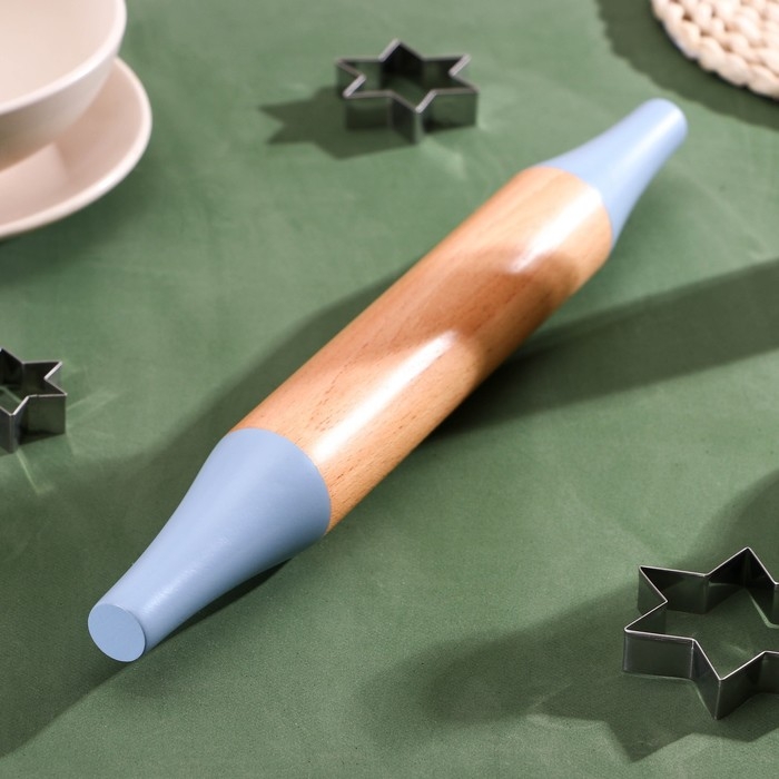 Скалка Heaven, 39×4,5×4,5 см, цвет голубой Скалка Heaven, 39×4,5×4,5 см, цвет голубой