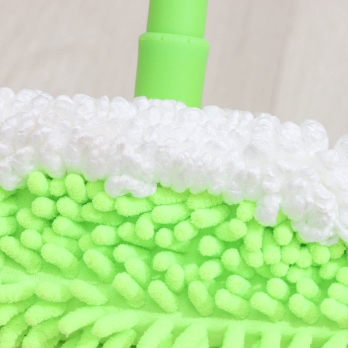 Швабра для мытья пола Доляна, микрофибра 38×8 см, гибкие края, телескопическая ручка 80(120) см Швабра для мытья пола Доляна, микрофибра 38×8 см, гибкие края, телескопическая ручка 80(120) см