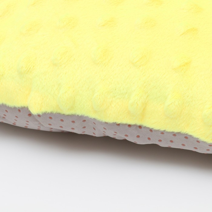 Лежак для животных  Лежак для животных "Нежность", 45 х 45 х 10 см, жёлтый