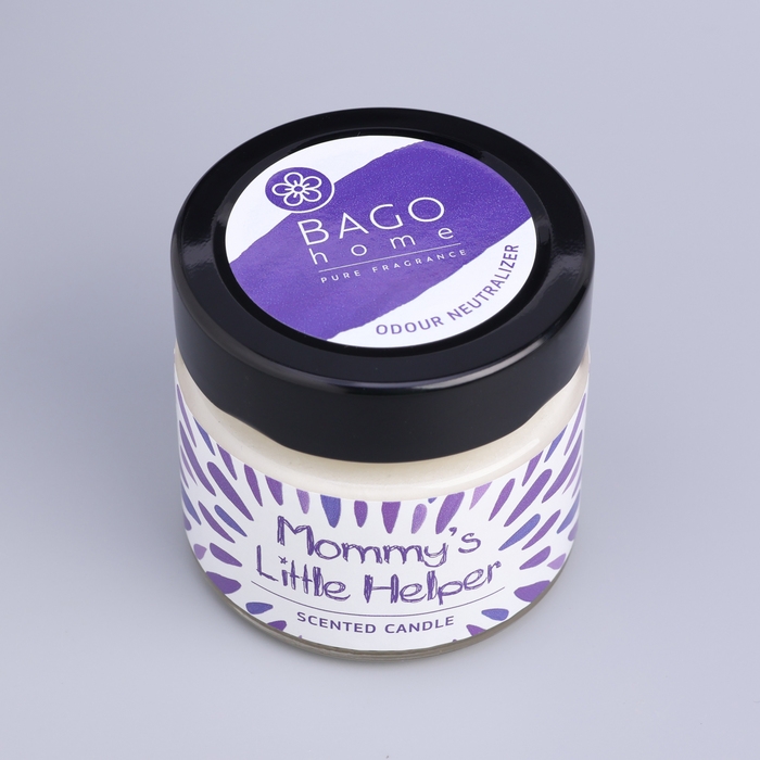 Свеча ароматическая в банке  Свеча ароматическая в банке "Цветочная пудра", совый воск, 80 г