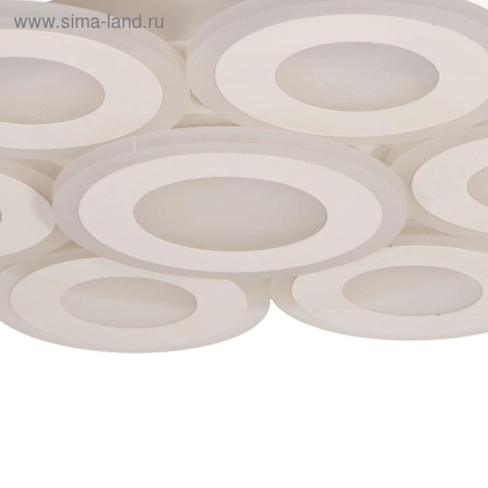 Люстра с ПДУ 671137/6 LED 204Вт диммер 3 режима 3000-6000К белый 50х50х6,5 см BayerLux