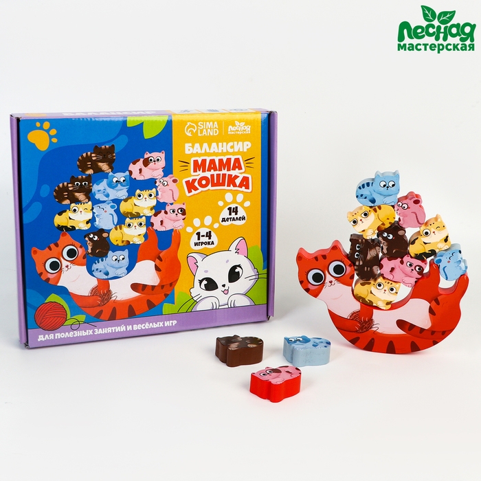 Балансир «Мама кошка» 12 × 19 × 2 см Балансир «Мама кошка» 12 × 19 × 2 см