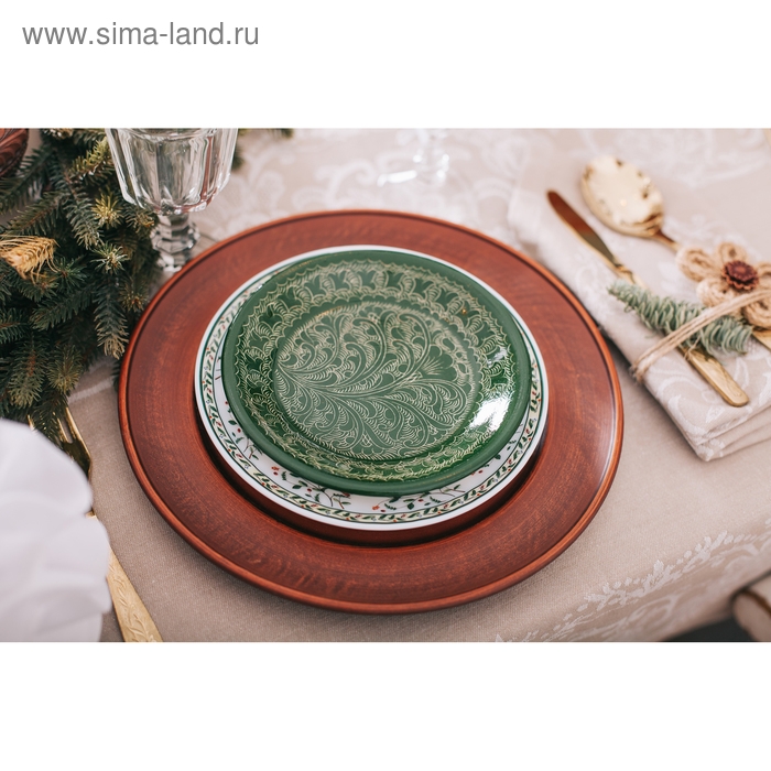 Тарелка десертная Avvir «Винтаж», d=17,5 см, стеклокерамика Тарелка десертная Avvir «Винтаж», d=17,5 см, стеклокерамика