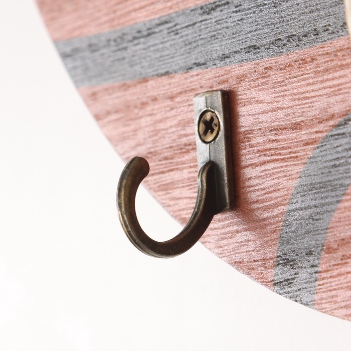 Крючки декоративные дерево Крючки декоративные дерево "Абстракция. Роза в вазе" 1,5х19х23,5 см