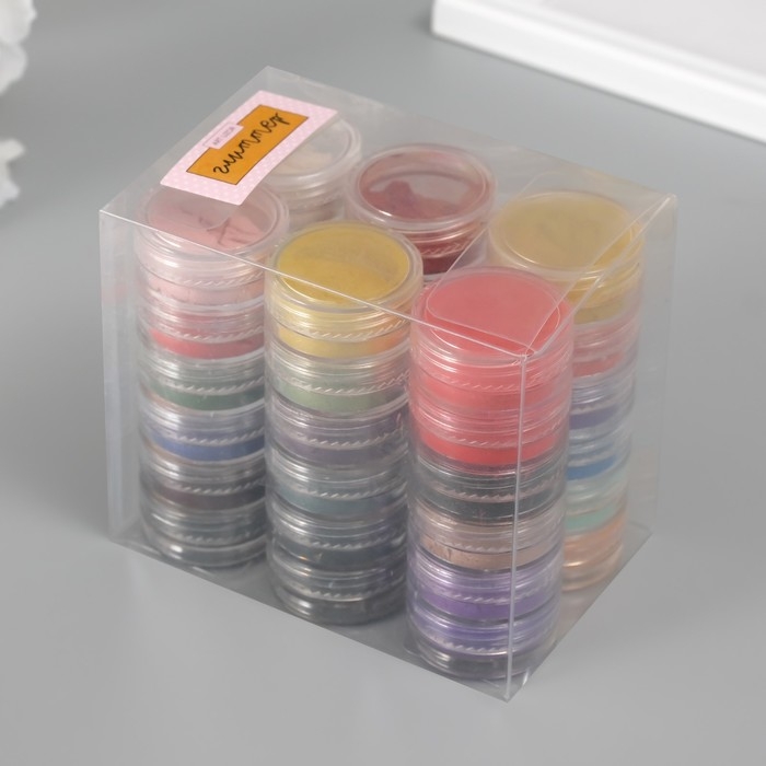 Глиттер для творчества Глиттер для творчества "Пудра-втирка. Краски осени" набор 36 шт в баночка - 1 гр 6х9х8 см 1024851