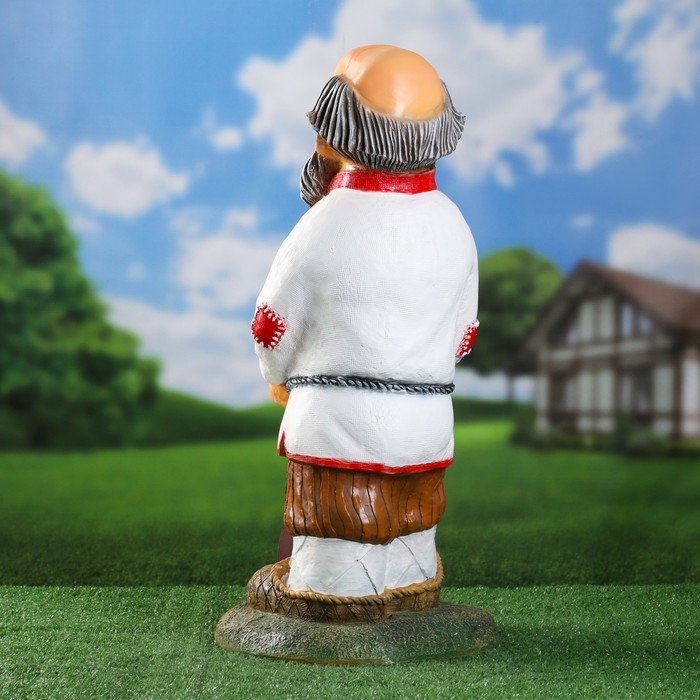 Садовая фигура  Садовая фигура "Дед с лопатой" 61х28х26см