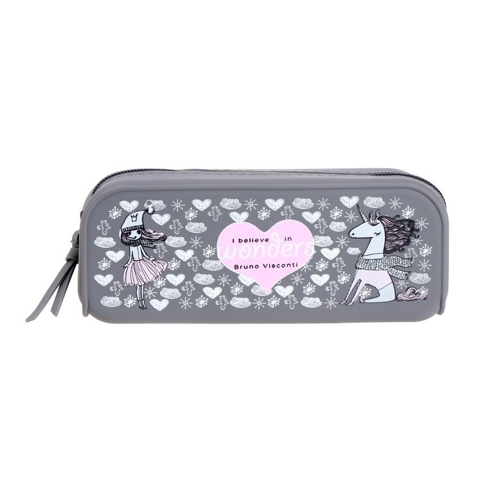 Рюкзак каркасный 36 х 28 х 17 см, + пенал, Bruno Visconti Рюкзак каркасный 36 х 28 х 17 см, + пенал, Bruno Visconti "Корги"